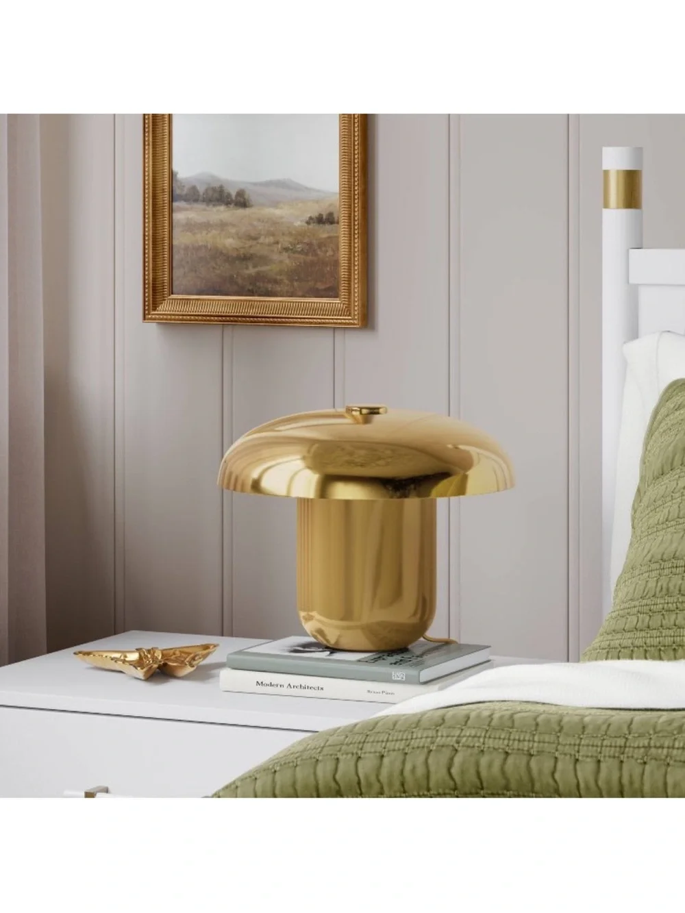 Threshold | Accents | Threshold Gold Touch Sensor Mushroom Table Lamp ...